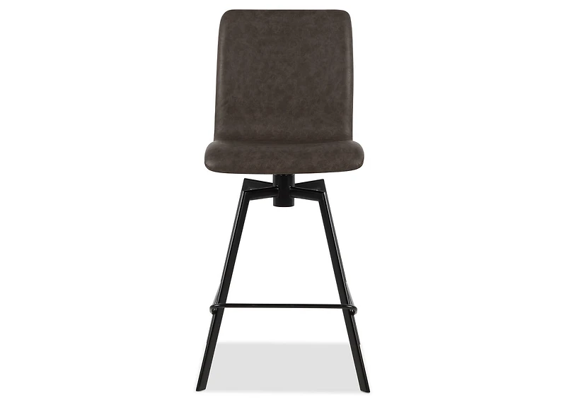 Emmett Swivel Counter Stool -Esra Brown