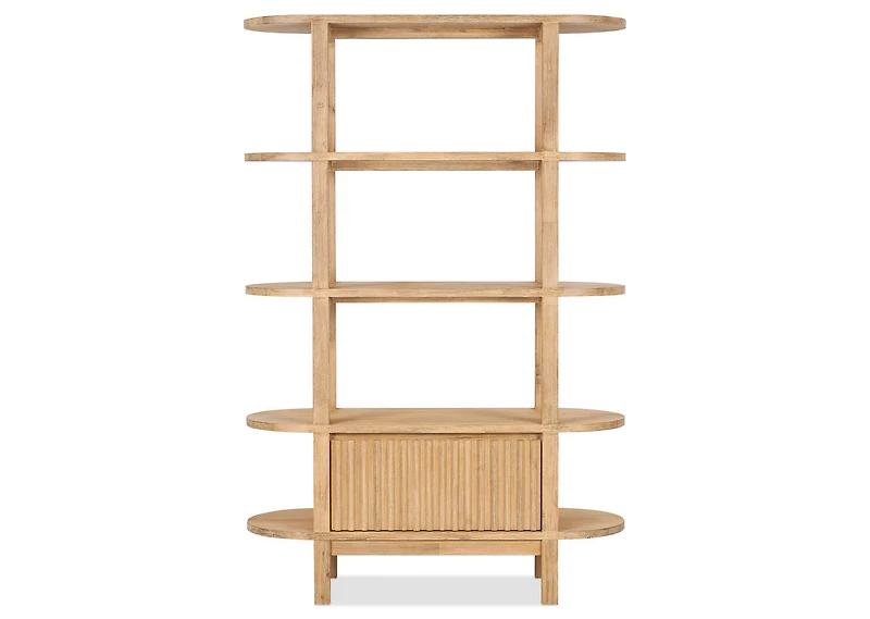 Alfie Bookshelf -Chastain Flax