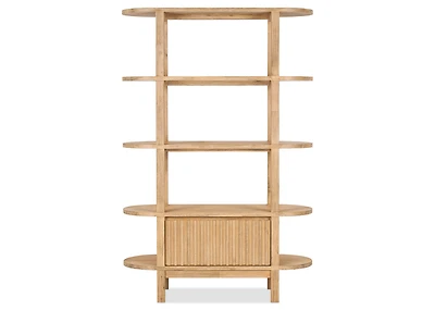 Alfie Bookshelf -Chastain Flax