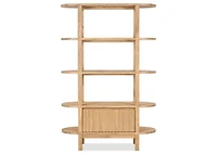 Alfie Bookshelf -Chastain Flax