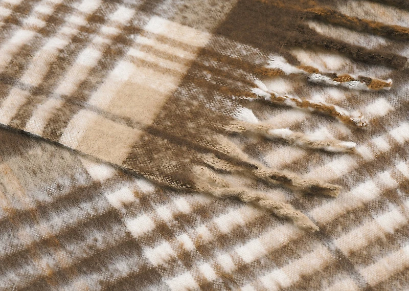 Remi Plaid Throw Multi/Toffee