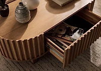 Alfie Coffee Table -Chastain Flax