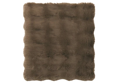 Zoey Faux Fur Throw Mushroom