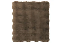 Zoey Faux Fur Throw Mushroom