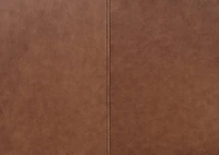 Gaetano Leather Sofa -Saddle Brown