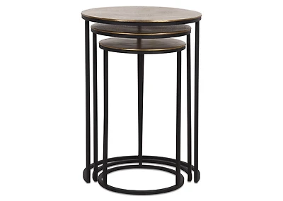 Mirri Nesting Table Set -Brass