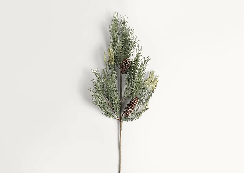 Kringle Frosted Pine Branch