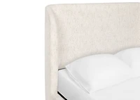 Gabi Tall Bed -Pascal Cream, QUEEN