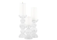 Maja Candle Holder Large Clear