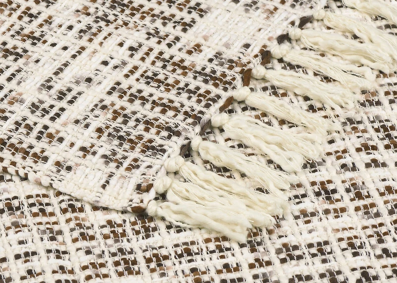 Mazie Throw Ivory/Brown/Toffee
