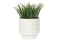 Fleur Planter Small Speckled White