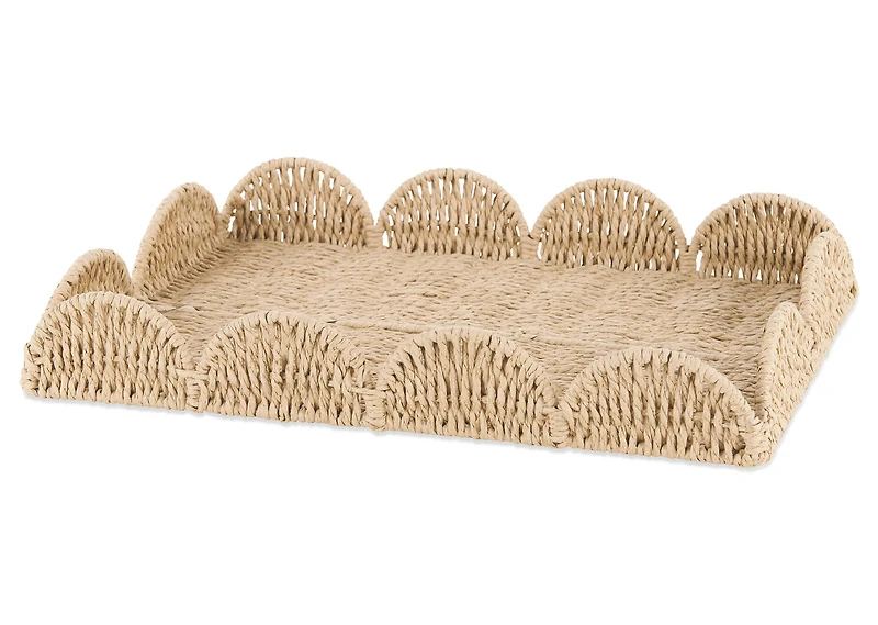 Elodie Scalloped Tray Small