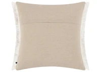 Rena Pillow 20x20 Sand/Ivory