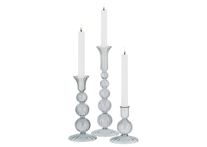 Betty Candle Holder Large Blue