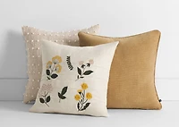 Aniel Cotton Pillow 20x20 Sand/Iv