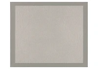 Esco Cotton Border Throw Lt.Grey Melange