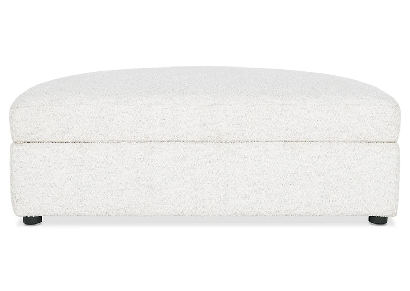 Alma Storage Ottoman -Cali Snow