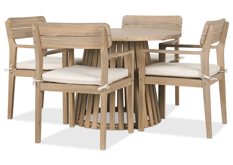 Cabrio Outdoor Dining Chair -Natural