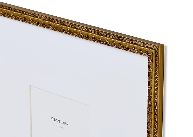 Edie Gallery Frame 5x7 Antique Brass