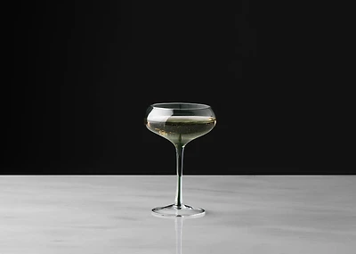 Maris Coupe Glass Clear/Green