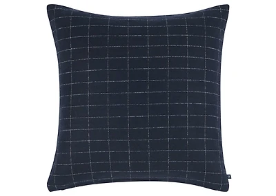 Wallace Plaid Pillow 20x20 Navy