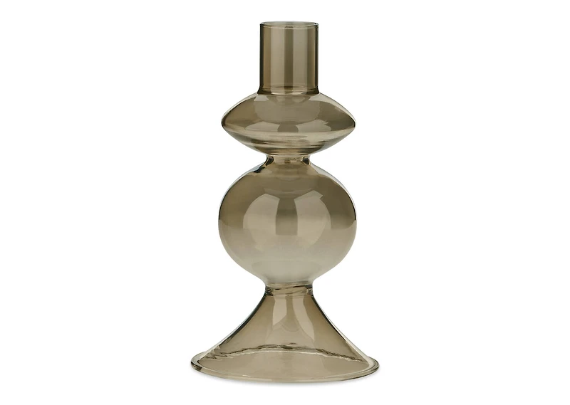 Bobbi Candle Holder Small Brown