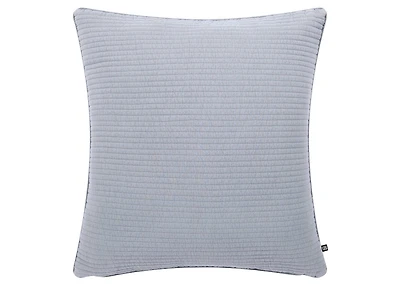 Harlee Quilted Pillow 24x24 Sea Blue
