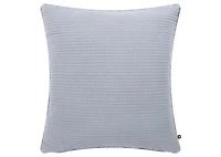 Harlee Quilted Pillow 24x24 Sea Blue