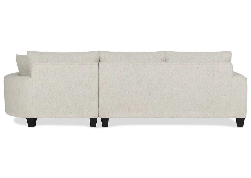 Bronx Round Chaise RCF -Fairfax Oyster