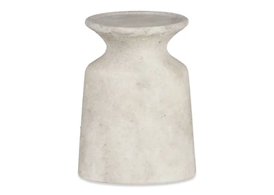 Cillian Candle Holder Short White