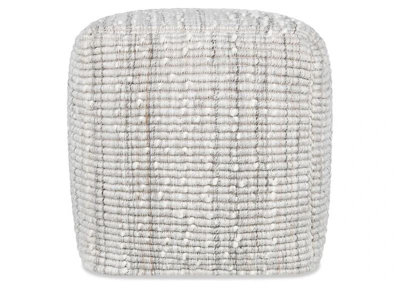Casis Pouf Grey/Ivory