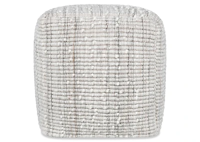 Casis Pouf Grey/Ivory