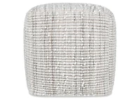 Casis Pouf Grey/Ivory
