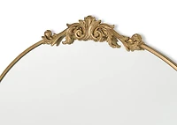 Faye Leaner Mirror Antique Brass