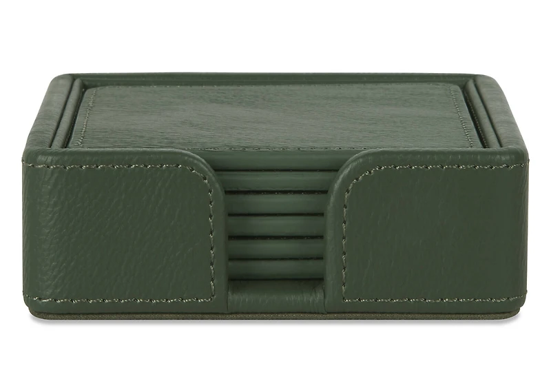 Riva Coaster Set with Holder Woodland