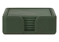 Riva Coaster Set with Holder Woodland