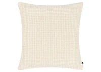 Edgell Cotton Waffle Pillow 20x20 Ivory