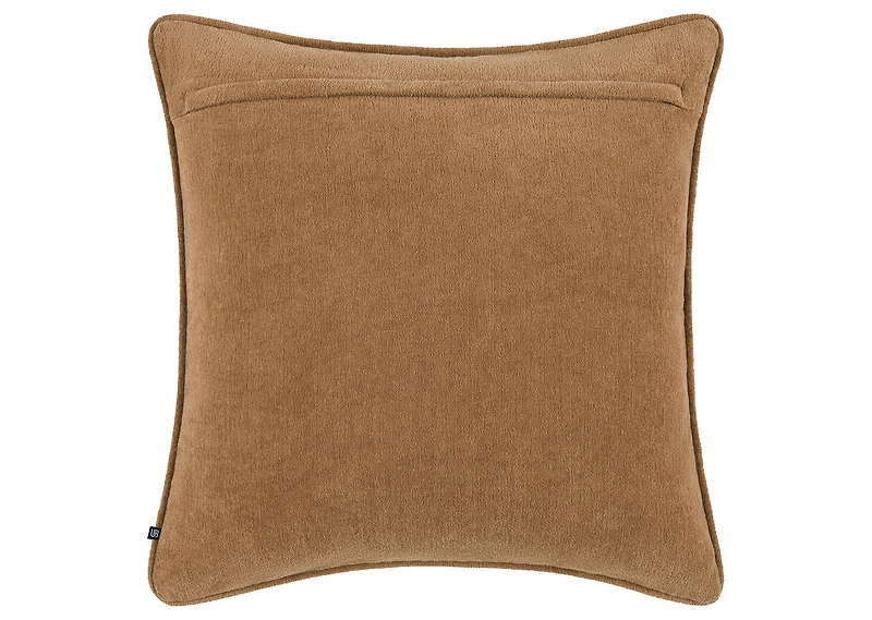 Navya Pillow 20x20 Toffee/Ivory