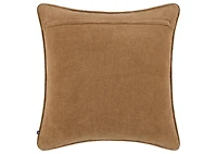 Navya Pillow 20x20 Toffee/Ivory
