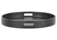 Tessa Round Tray Large Black