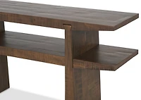 Percival Console Table -Lawson Umber