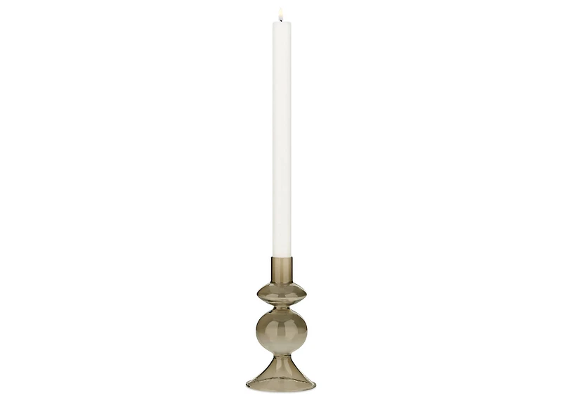 Bobbi Candle Holder Small Brown