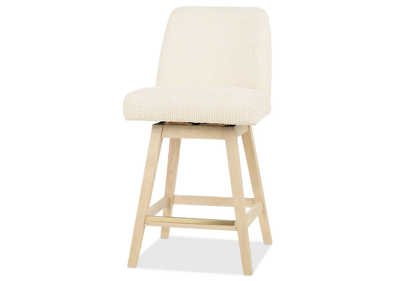 Blair Swivel Counter Stool -Elna Ivory