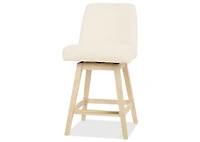 Blair Swivel Counter Stool -Elna Ivory