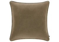 Daria Velvet Pillow 20x20 Mushroom