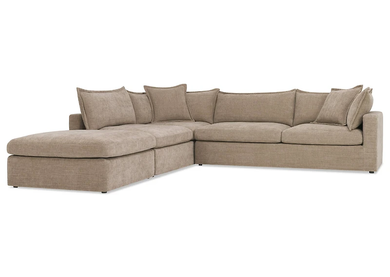 Eloise Sectional LCF -Nile Mushroom