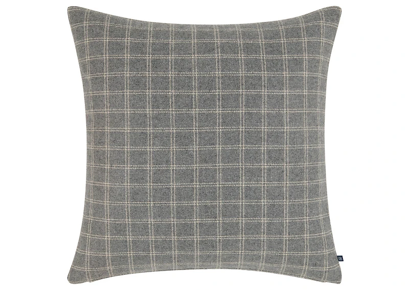 Webber Plaid Pillow 20x20 Grey