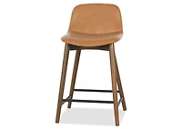 Decklyn Lthr Counter Stool -Olson Camel