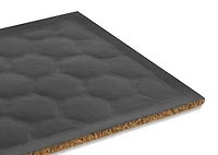 Honeycomb Embossed Doormat Natural