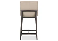 Esmae Leather Counter Stool -Reede Stone